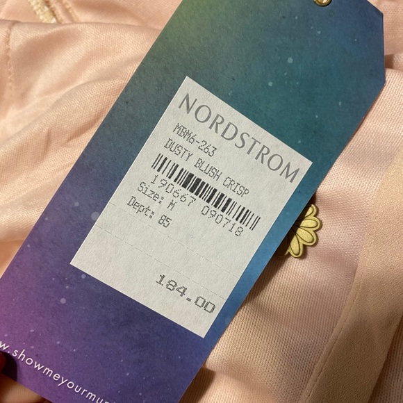 Show Me Your Mumu Women’s SMYM Bridesmaid Medium Pink Blush Halter Dress NWT - Picture 6 of 12